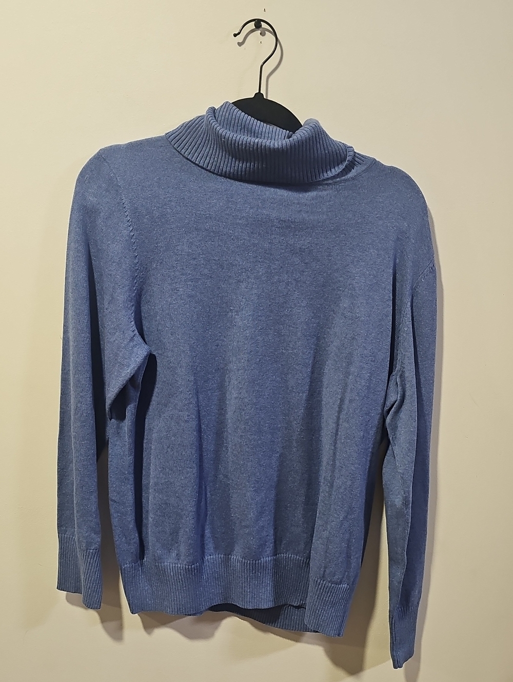 L.L. Bean Women's Blue Turtleneck Sweater